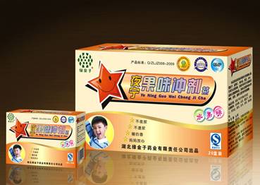 夜宁果味冲剂茶